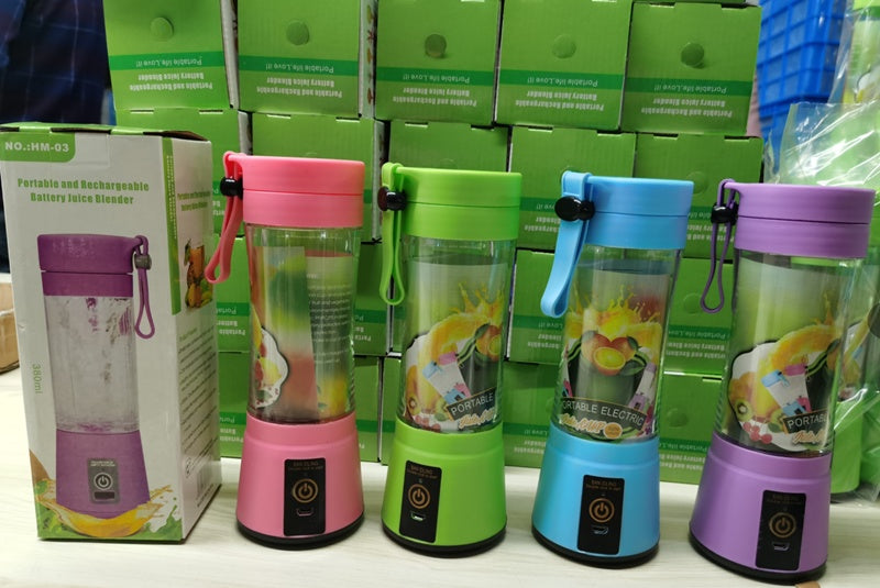 Mixeur portable avec mini-mélangeur de jus de fruits rechargeable par USB, mini-presse-agrumes électrique portable simple pour la maison