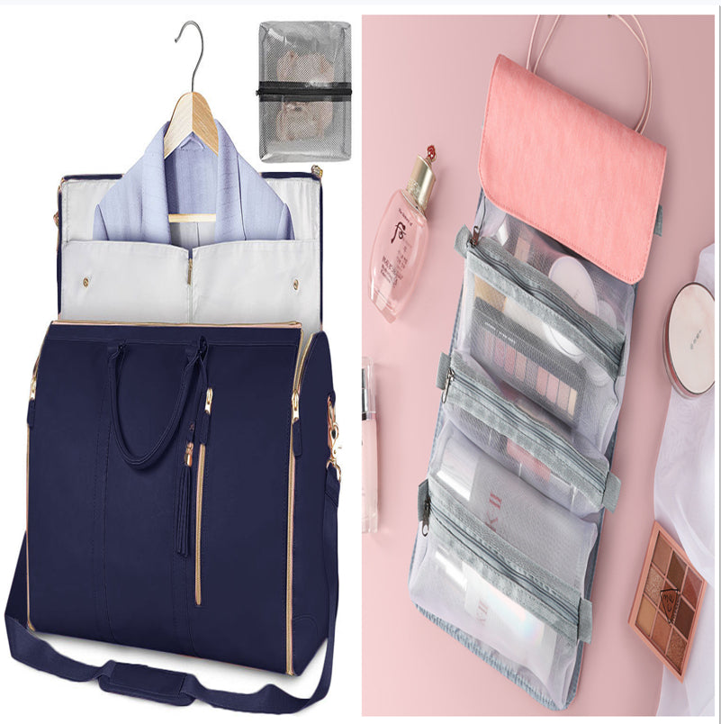 Sac de voyage grande capacité pour femme Sac à main Sac de costume pliant Sacs fourre-tout étanches pour vêtements