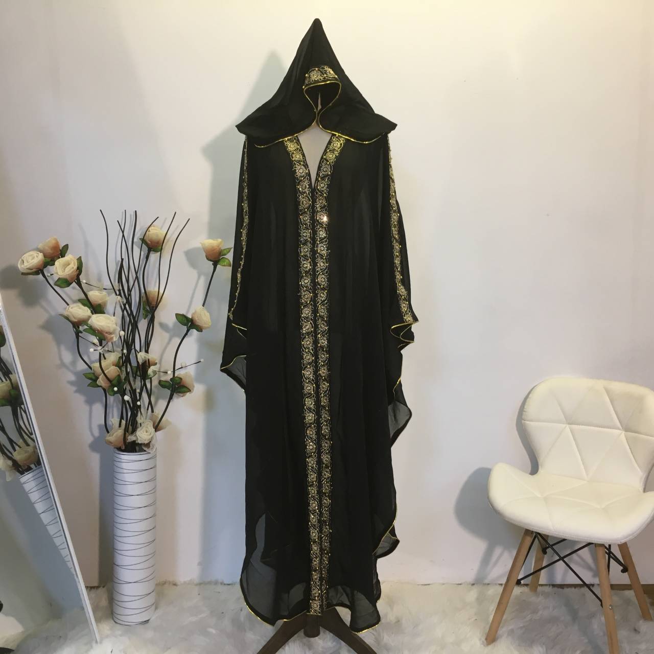 Stylish New Fashion Elegant Loose Muslim Robe Dress for Everyday Wear