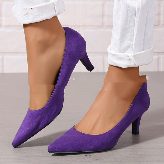Mode Damen Stiletto Absatz Slip-on Mode Schuhe