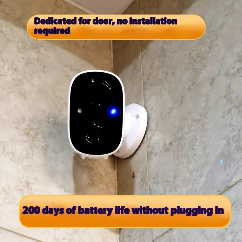 Trendy Battery Surveillance Camera Wireless Wifi Connection Mobile Ph
