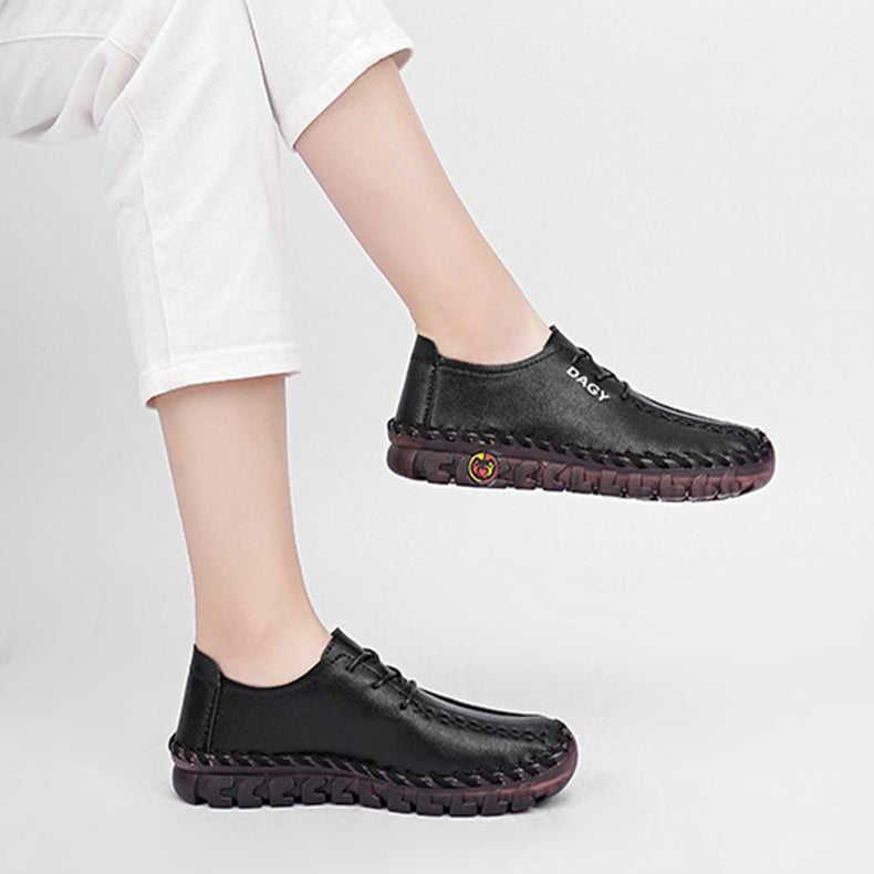 Comfortable Women Loafers Shoes Soft Leather Flats for Daily Wear