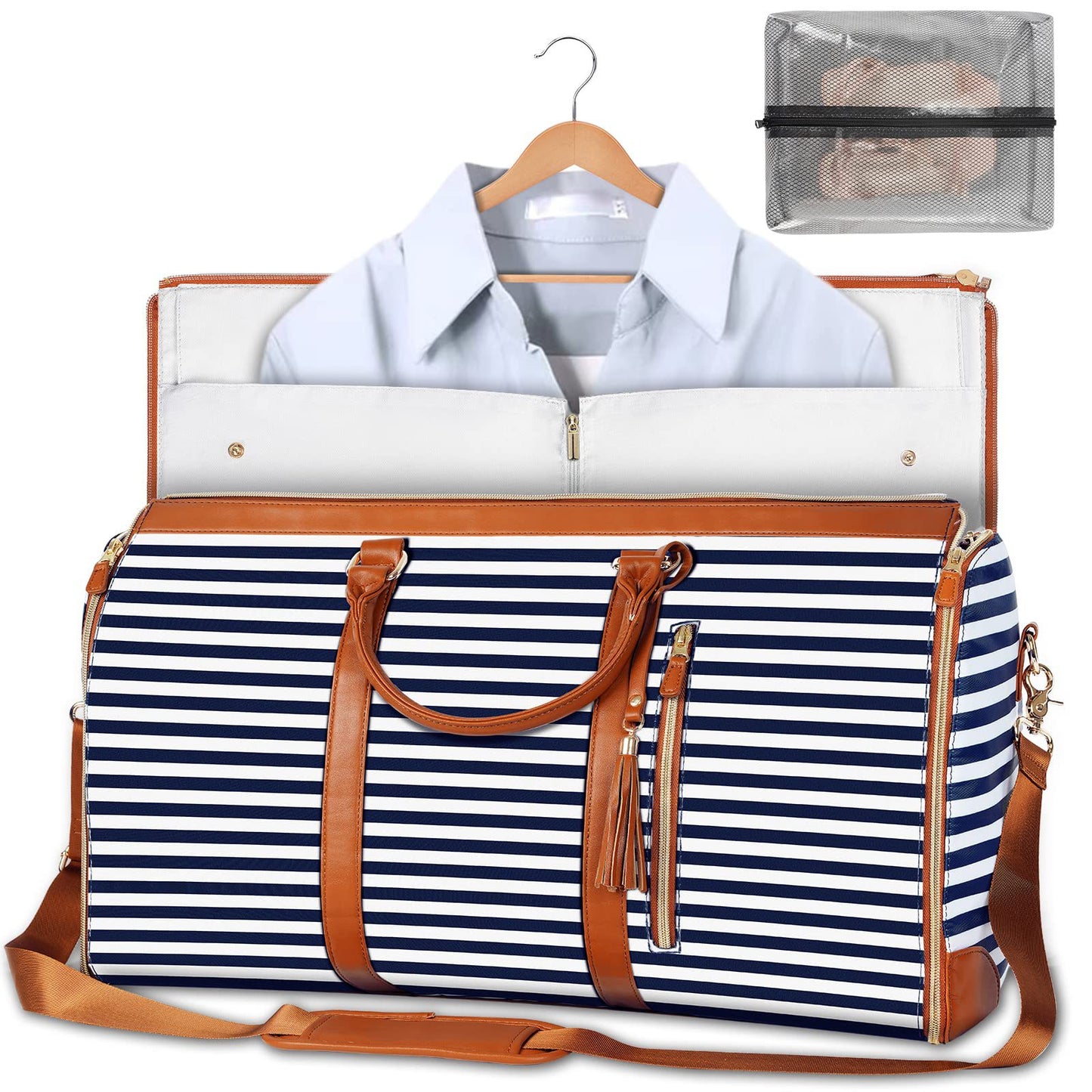 Sac de voyage grande capacité pour femme Sac à main Sac de costume pliant Sacs fourre-tout étanches pour vêtements