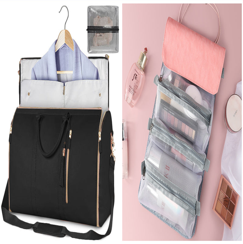 Sac de voyage grande capacité pour femme Sac à main Sac de costume pliant Sacs fourre-tout étanches pour vêtements