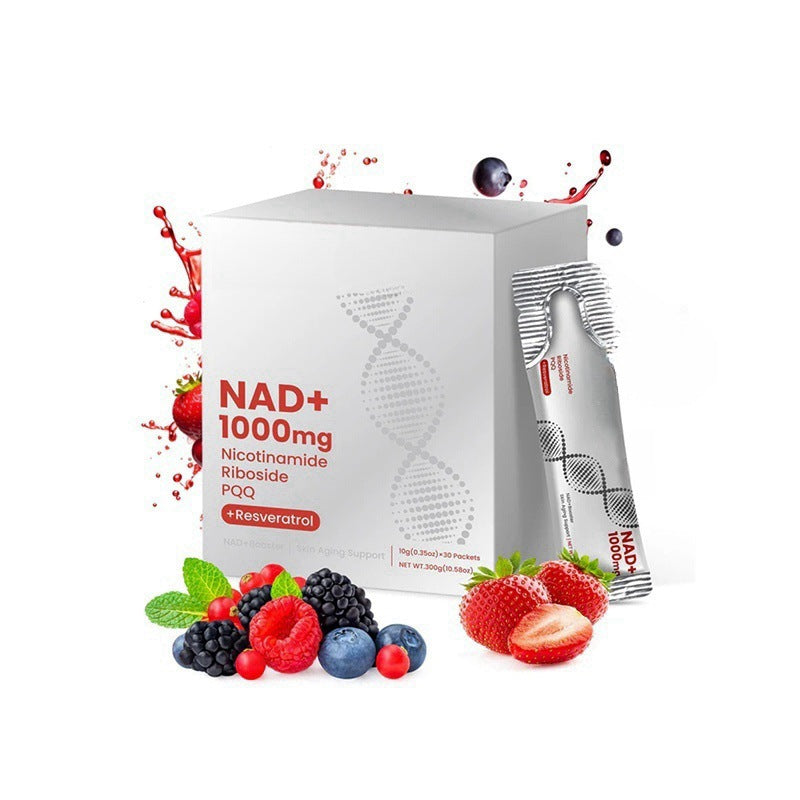 NAD Berry Flavor Drink Mix For Skin Aging Support