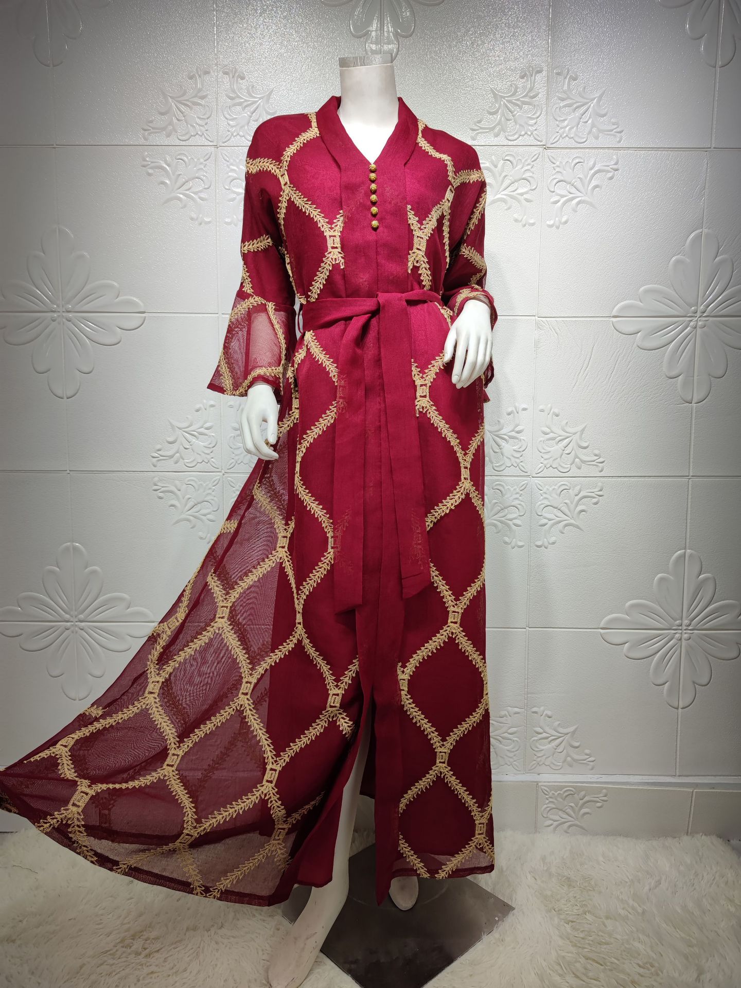 Nahost Muslim Temperament Gaze Kleid