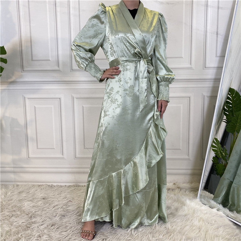 Nouvelle Mode Robe Musulmane Femme Patchwork