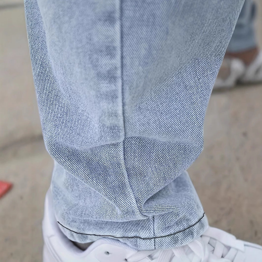 Youth Slim Jeans Men's Fashion Casual Men's Clothing