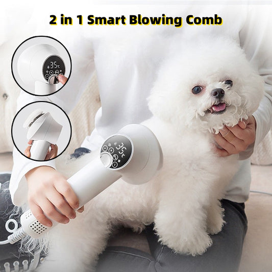 Smart Pet-Haartrockner Hund Golden Retriever Katze Fellpflege Friseur Föhnen & Kämmen Leise Ungiftig Heimtierbedarf Tierprodukte