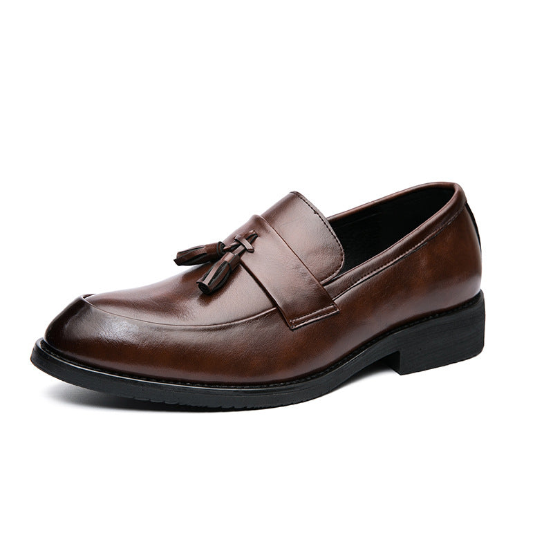 Mocassins Homme Décontractés Classique Gland Homme Chaussures en Cuir Mariage Homme Habillées