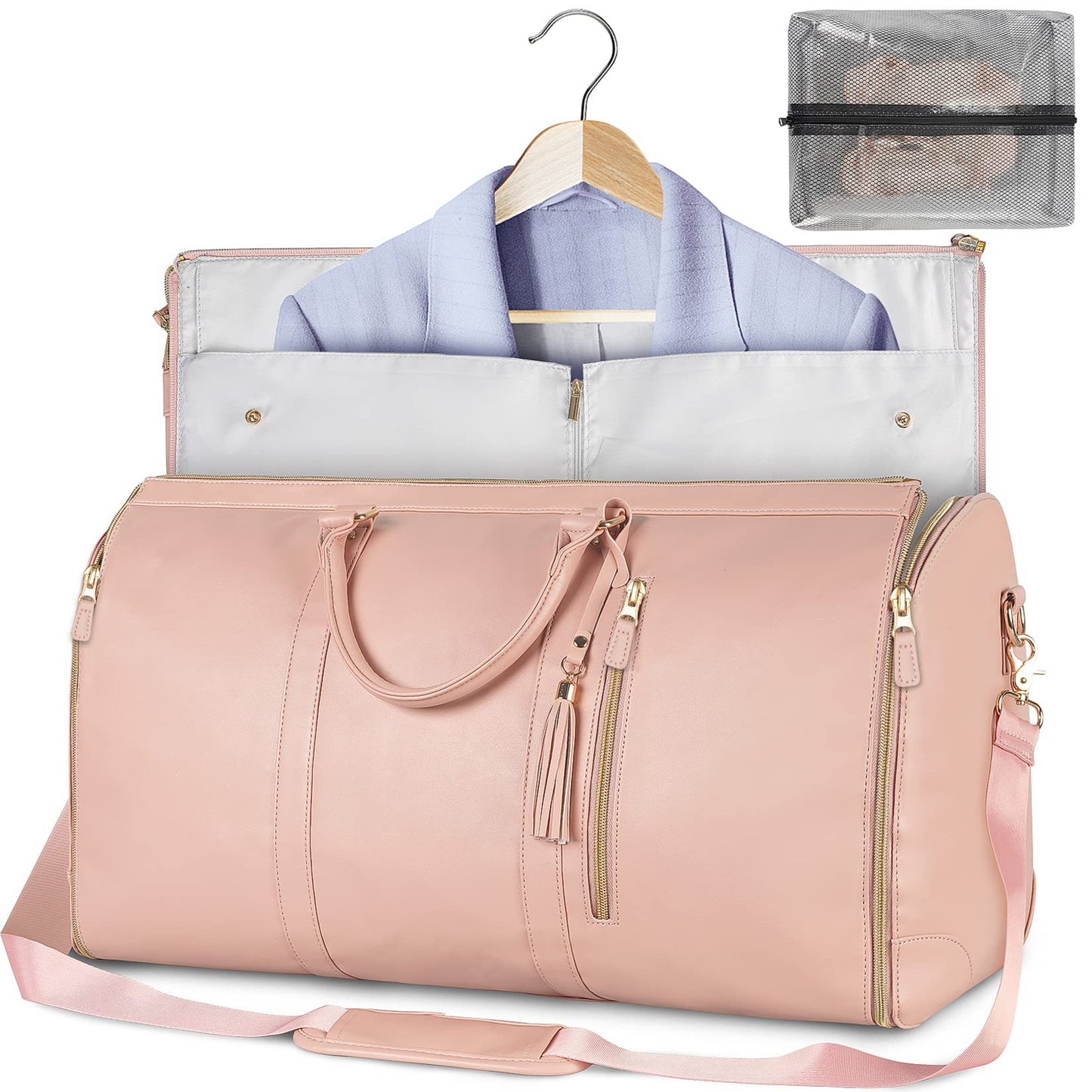 Sac de voyage grande capacité pour femme Sac à main Sac de costume pliant Sacs fourre-tout étanches pour vêtements