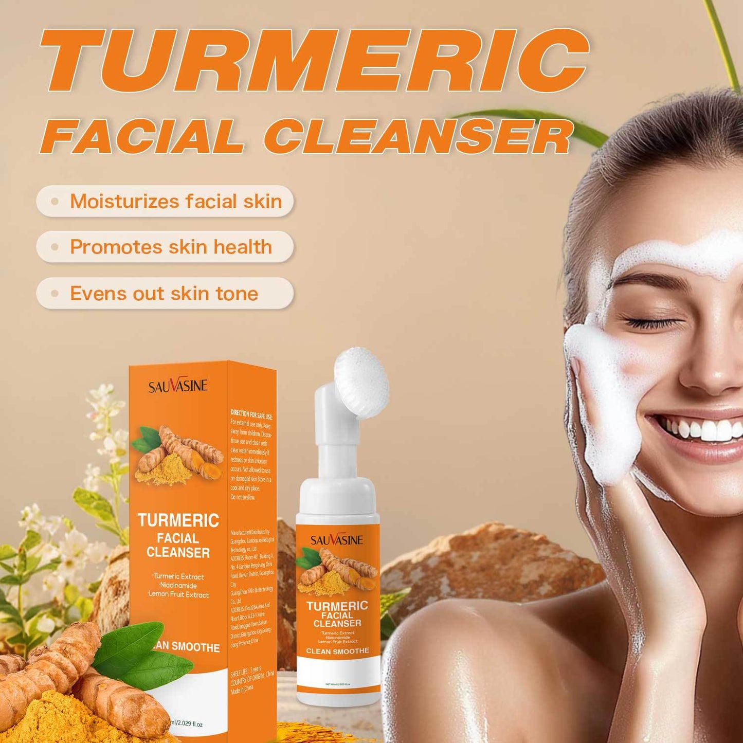 Turmeric Facial Cleanser 60ml