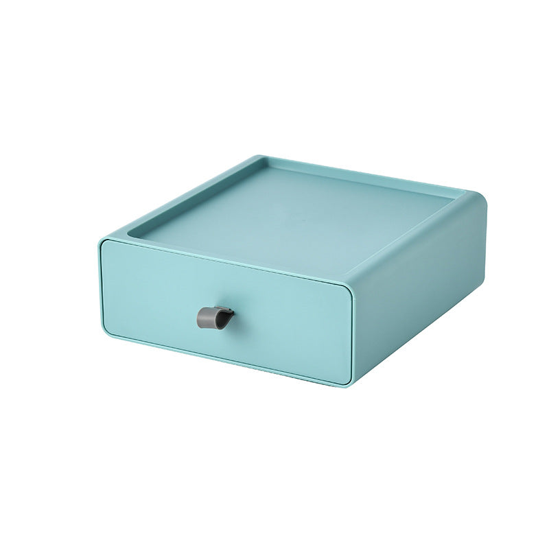 Desktop-Aufbewahrungsbox Büro-Accessoires Make-up, Kunststoff-Aufbewahrungsbehälter Badezimmer-Aufbewahrung Stapelbarer Organizer Schublade