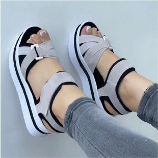 Bandage Design Schuhe Frauen Plattform Sandalen Sommer