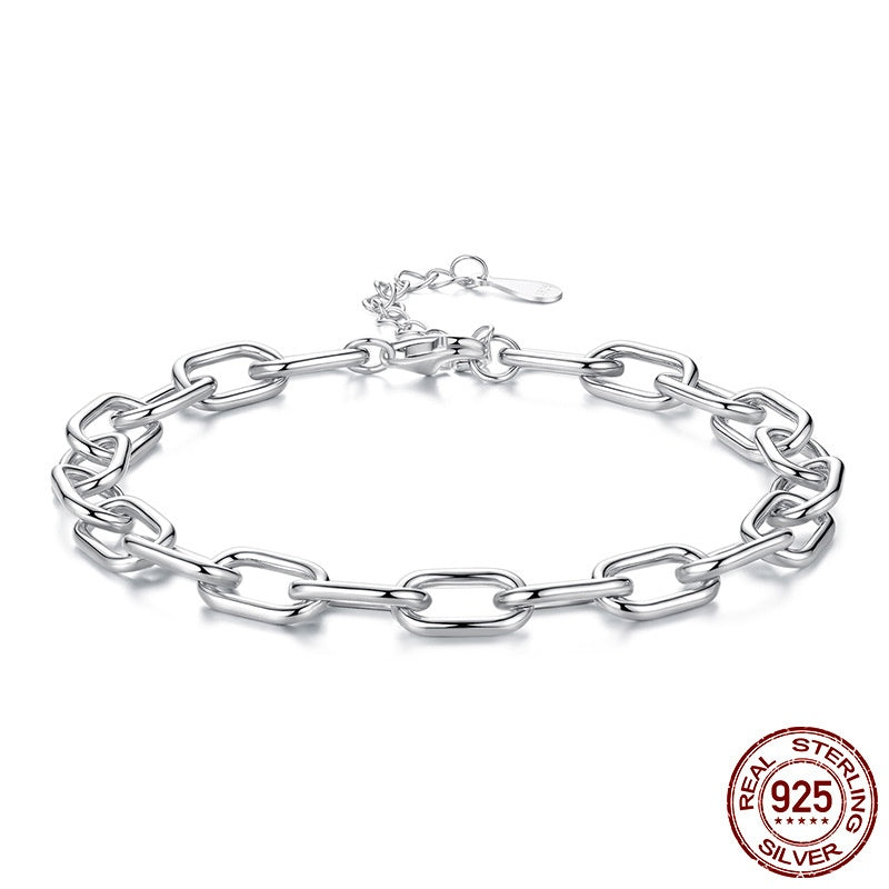 Chain S925 Sterling Silver Bracelet