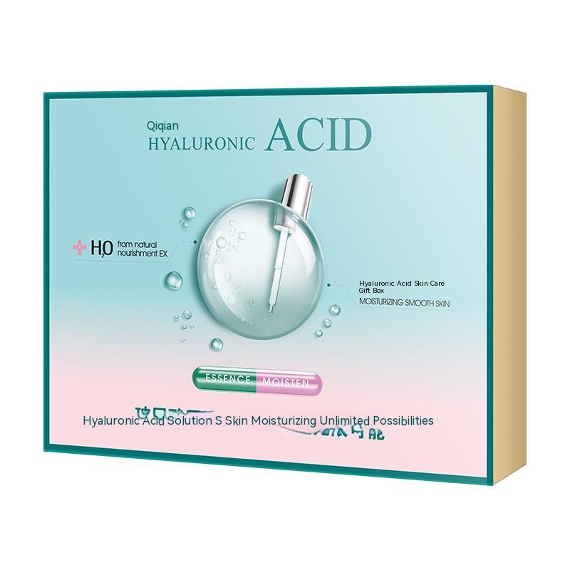 Coffret de soins pour la peau, hydratant à l'acide hyaluronique pour le visage